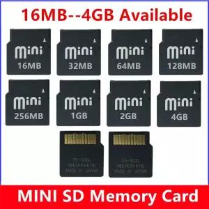 SD 메모리 블랙박스 카드 핸드폰 게임기 태블릿 노트북 에스디 오리지널 미니 32MB 64MB 128MB 256MB 512MB