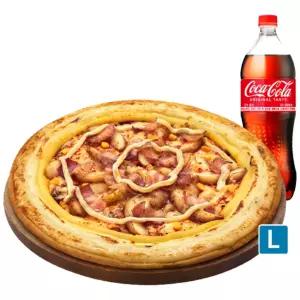 도미노피자 포테이토 치즈버스트 L + 콜라1.25L