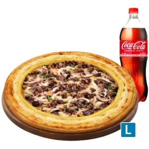 도미노피자 리얼불고기 치즈버스트 L + 콜라1.25L