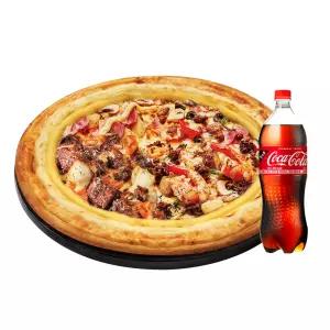 도미노피자 베스트 콰트로 치즈버스트 L + 콜라 1.25L