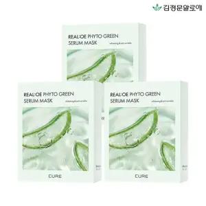 [김정문알로에] 라센스 로에 큐어 피토그린 세럼 마스크(30매)