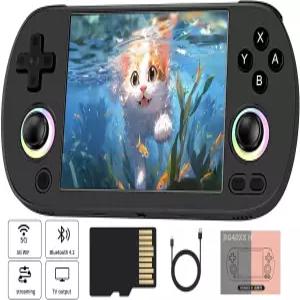 앤버닉 RG40XX H 레트로 핸드헬드 게임 콘솔 RG40XXH 4.0인치 IPS 스크린 리눅스 시스템 내장 64G TF 카드