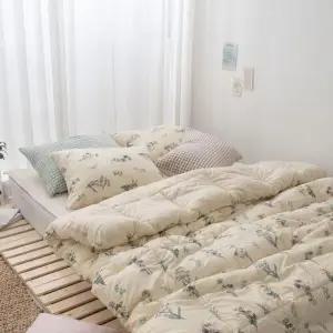 가을이불 들꽃 순면 차렵이불패드세트 SS