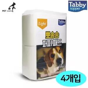 배변패드 테비 뽀송송 퍼피패드 라이트 4개입 100매