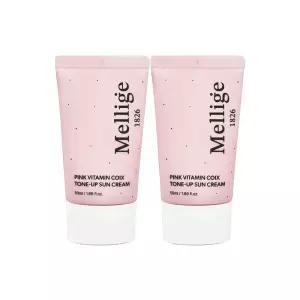 멜리지 율무 톤업 선크림 선로션 1826 핑크 비타민 50ml 2개