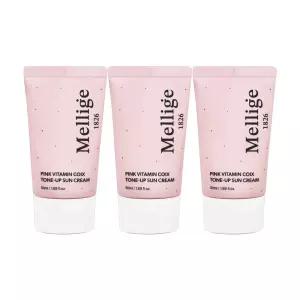 멜리지 율무 톤업 선크림 선로션 1826 핑크 비타민 50ml 3개