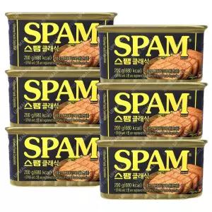 CJ제일제당 스팸 클래식 200g x6개