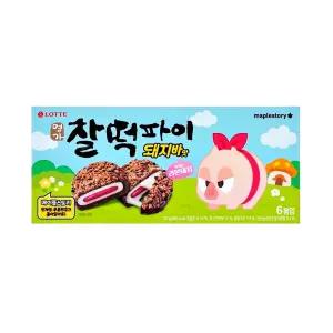 메이플스토리 찰떡파이 돼지바맛 150g 1개 (6개입)