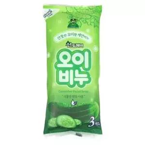 산뜻한 산도깨비 오이비누 3P 세수비누 매끈비누-WFMO7O8