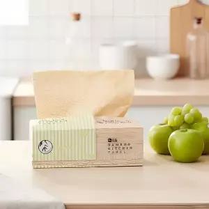 휴홈 무표백 대나무 뽑아쓰는 키친타올100매 12팩(1200매)