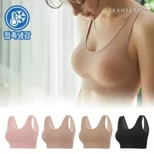 세컨스킨 고우리PICK 냉감모달 심리스 브라 4세트