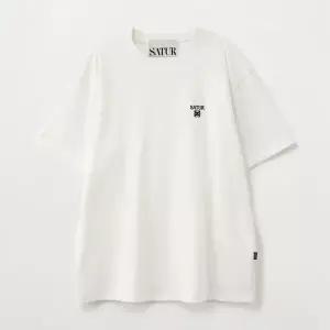 세터 SATUR 로렌 클래식 로고 반팔 티셔츠 화이트 SA262UTS03WHT0