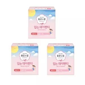 좋은느낌 입는 데이팬티 중형 8매 X 3팩 편안한생리대 입는