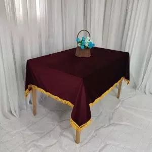 친절한탄씨 벨벳테이블보 벨벳식탁보 행사용테이블보 185cmx155cm 테이블보 행사테이블보 융테이블보