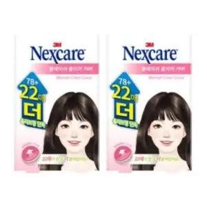 넥스케어 블레미쉬 클리어커버 78+22매 x 2개 총200매
