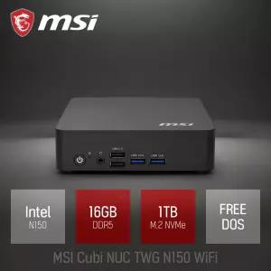 ⓒ Cubi NUC TWG N150 16GB 1TB / 산업용 주식용 기업용 작고 가벼운 초소형 가성비 미니PC