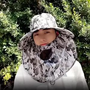 [룽스_64]넓은 햇빛가리개모자 남자 낚시 등산모자 정글모
