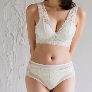 [라라슬림]유러피안 쿨레이스 브라렛 팬티 상하2종 1세트