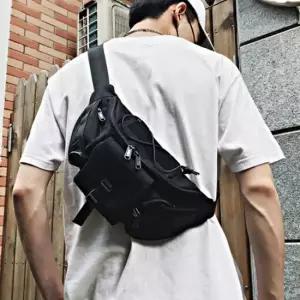 스트링 포켓 포인트 매신져백 공용 슬링백 패션가방 아동크로스백 여성크로스가방