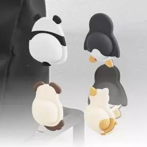 [룽스_63]동물스티커 충격방지패드 도어충격 문쾅 쿠션패드