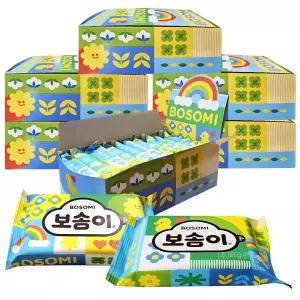 보솜이 휴대용 물티슈 이지플레이 10매x60개 외출용 여행용 물티슈