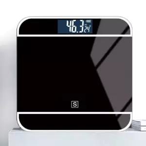 [룽스_65]강화유리 디지털 LCD 체중계 i79블랙 180kg