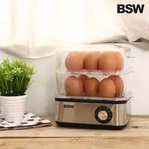 BSW 스테인레스 2단 멀티찜기 계란찜기 호빵 BS-1504-EB
