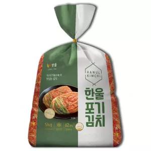 한울 포기김치 5kg 국산 배추 반찬 포장김치