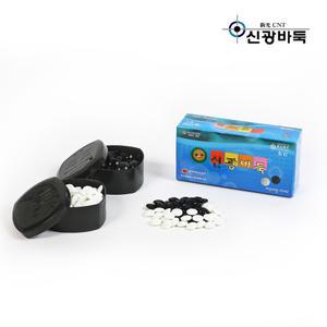명석P 바둑알 (백/흑 160알) 20 x 8 mm