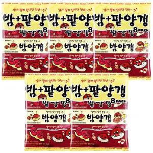 크라운 팥양갱 밤양갱 8개입 x 5개 / 전통과자 간식
