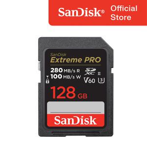 샌디스크 SD카드 익스트림 프로 V60 128GB 128기가 캐논 소니 니콘 카메라 메모리