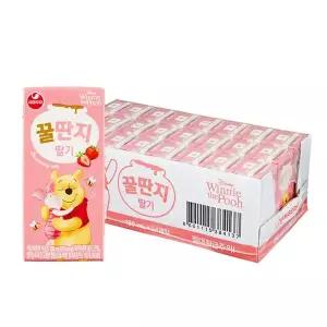 서울우유 딸기꿀딴지 180mlx24개