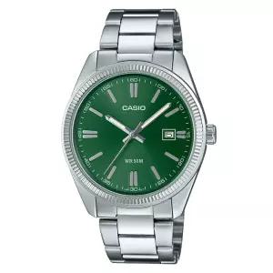 CASIO 카시오 MTP-1302PD-3A 메탈 그린 아날로그 손목시계