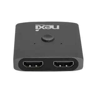 양방향 4K 60Hz HDMI2.0 선택기 2포트 고해상도 모니터공유기 셀렉터 스위치 PC 노트북 게임기 TV 빔 연결