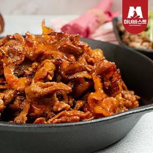 [마녀바스켓]대구 북성로 매운 연탄불고기 300g x4개