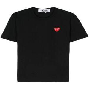 24FW 꼼데가르송 반팔 티셔츠 P1T108 AX T108 051 1 Black