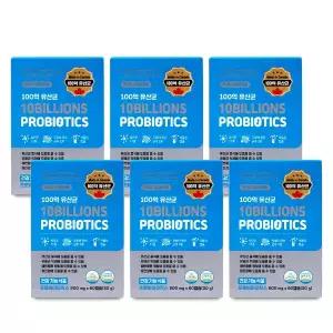 GNM자연의품격 100억 프로바이오틱스 500mg x 60캡슐 6박스 I