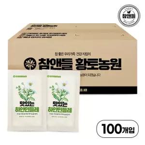 참앤들황토농원 맛있는 하얀민들레즙 90ml 100포 1박스 실속포장)