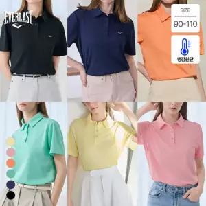 에버라스트 여름 여성 냉감 쿨원단 카라 반팔티셔츠 PK티 골프티 Bon-2585