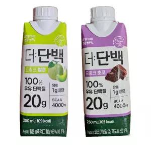빙그레 더단백 드링크 멜론 9개+초코 9개