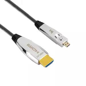 Micro HDMI to HDMI Ver2.0 광 AOC 케이블 10M IN-MCHAOC2010