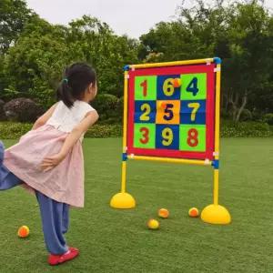 벨크로 과녁판 찍찍이 공던지기 숫자 야구 게임 운동회 세트 야외 스포츠