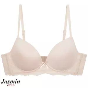 비너스자스민 인견 플로랄 레이스 노와이어 몰드브라 ABC컵 jbrA039