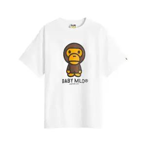 [스타필드 수원] 베이프 베이비 마일로 티셔츠 화이트 002TEM301001M WHT