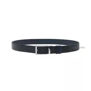 [몽블랑] SS25 남성 리버서블 벨트 118438 BLACK BLUE 116600