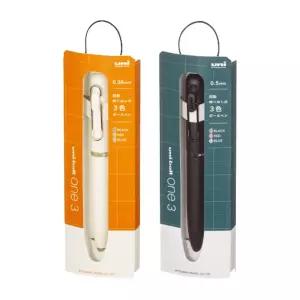 미쯔비시 유니볼 원 3색 볼펜 기프트에디션 0.38mm 0.5mm UME3-SRG-38 UME3-SRG-05