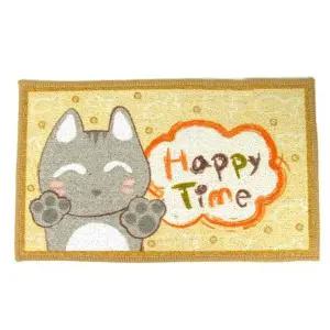 고양이 색상랜덤 다용도발매트 해피타임 실내용발매트