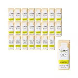 상하목장 유기농 멸균 우유 125ml x24팩 흰우유