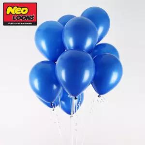 네오텍스 13cm 일반 블루 라운드 풍선 100개입칼라 컬러 파티용품 홈파티 파티용 생파장식 장식용