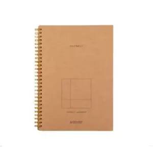크라프트 절취스프링 노트 (B5/좌철/코넬/50매/옥스포드)
